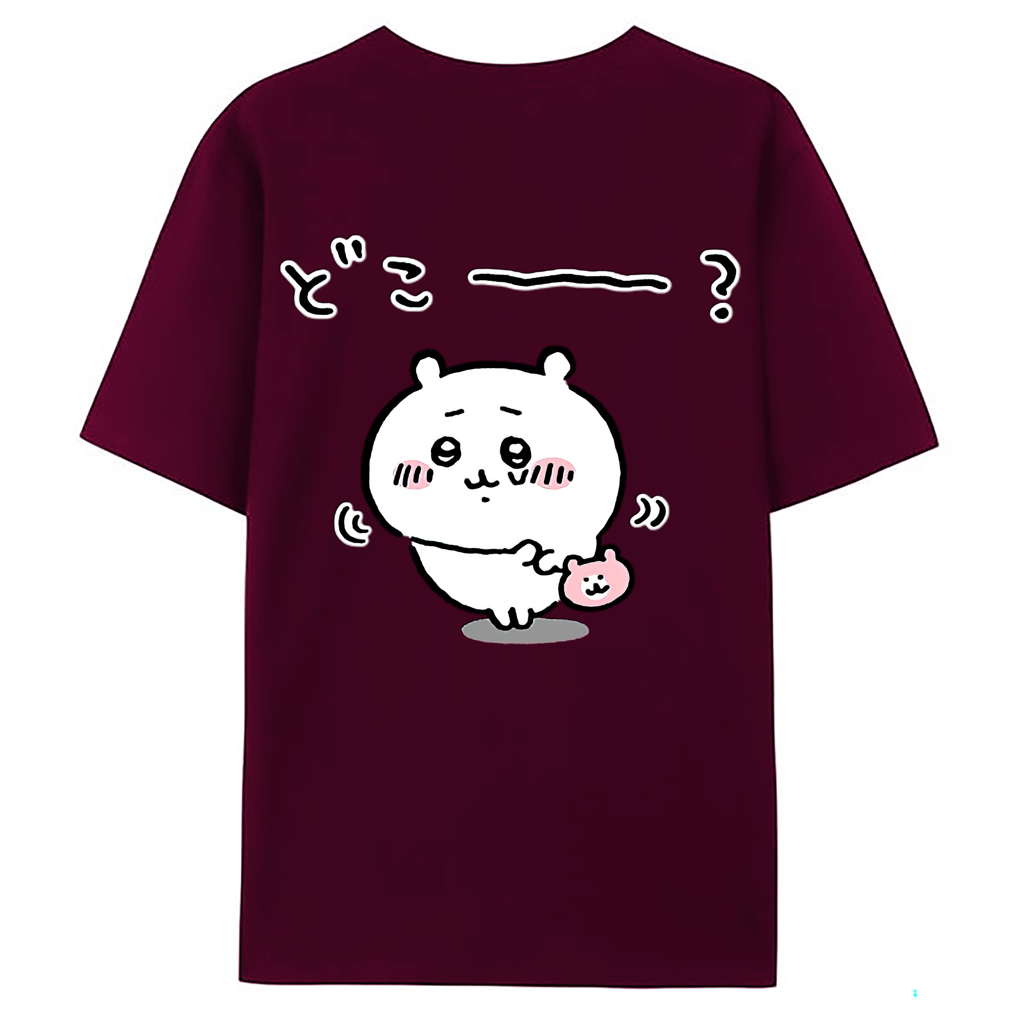 （画像用） ちいかわ ちいかわ Chii-kawa chiikawa レディース半袖Tシャツ(バックプリント)